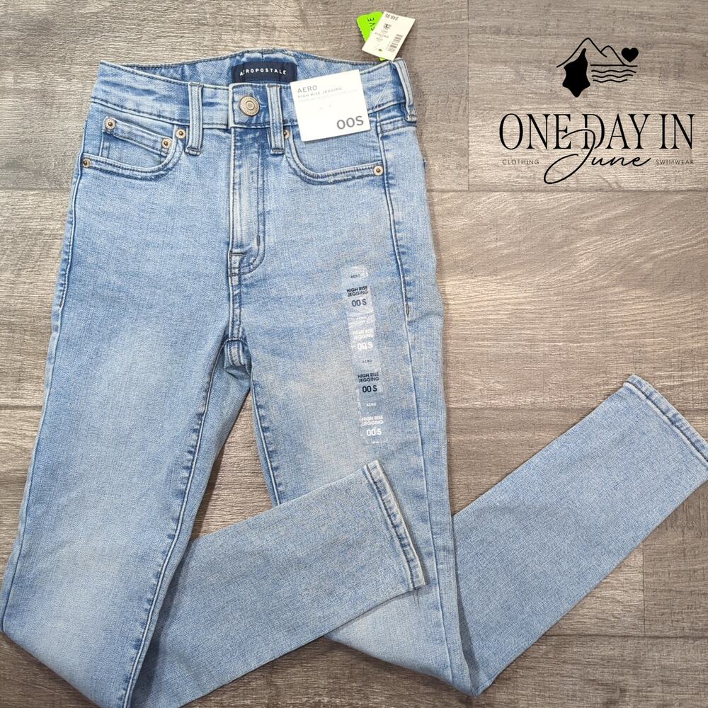 Aeropostale High Rise Jegging Jeans Size 00S